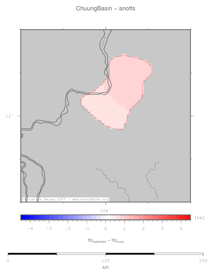 Chuung Basin location map