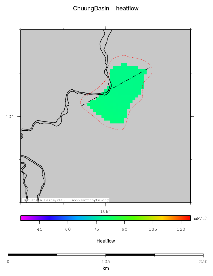 Chuung Basin location map