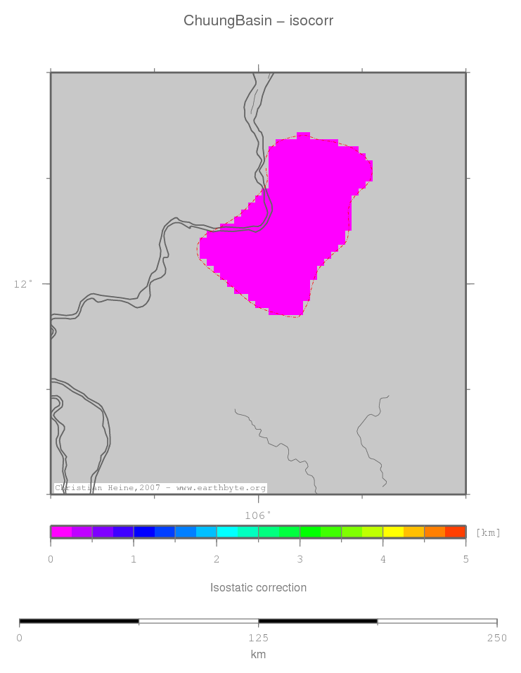 Chuung Basin location map