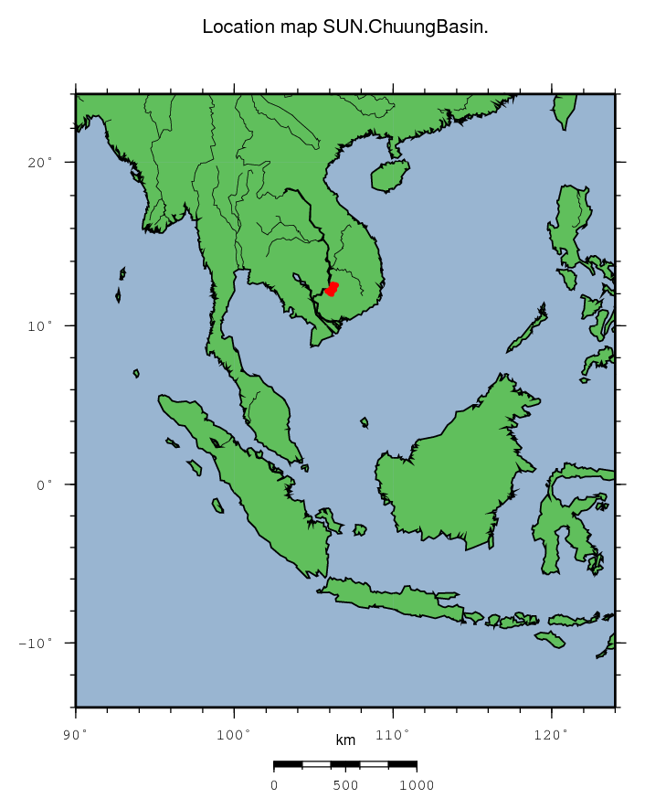 Chuung Basin location map