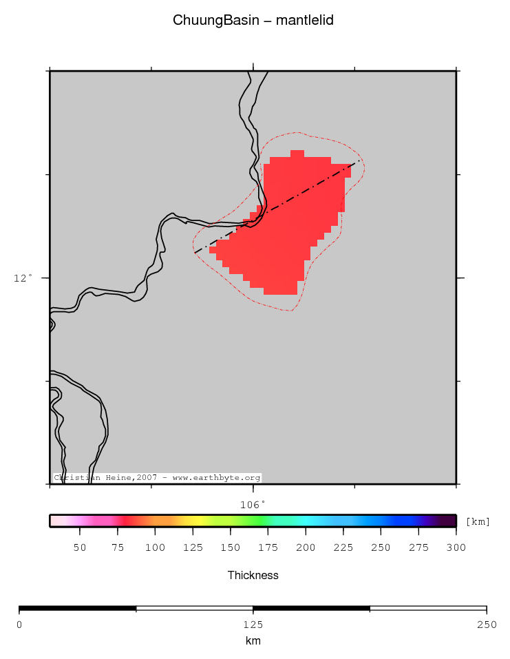 Chuung Basin location map