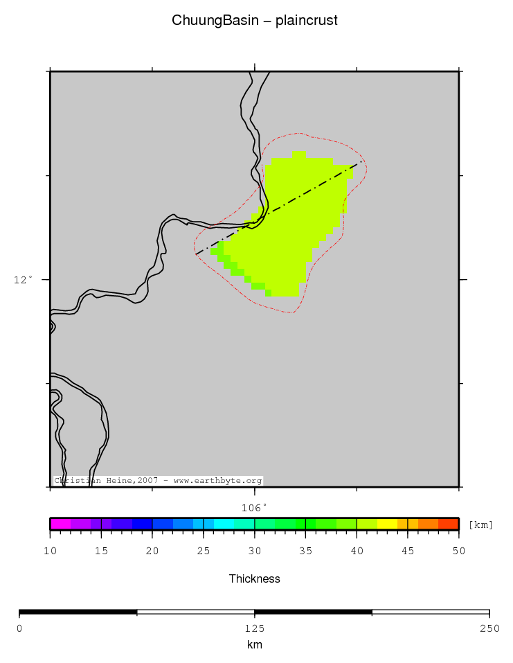 Chuung Basin location map