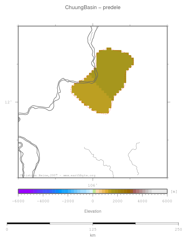 Chuung Basin location map