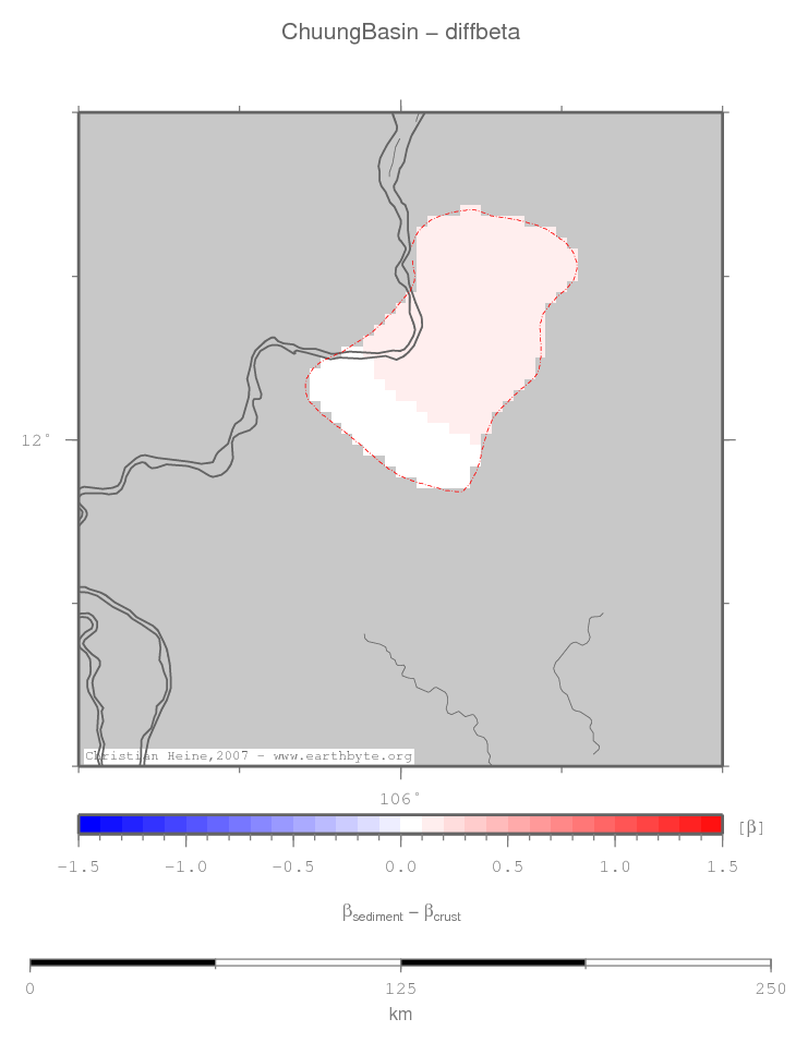 Chuung Basin location map