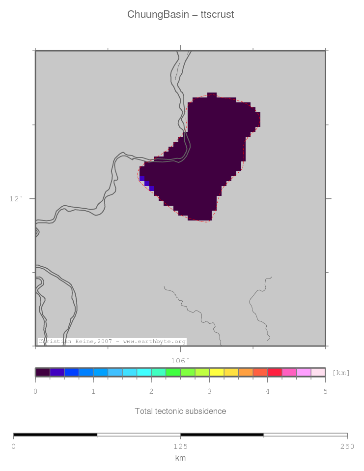 Chuung Basin location map