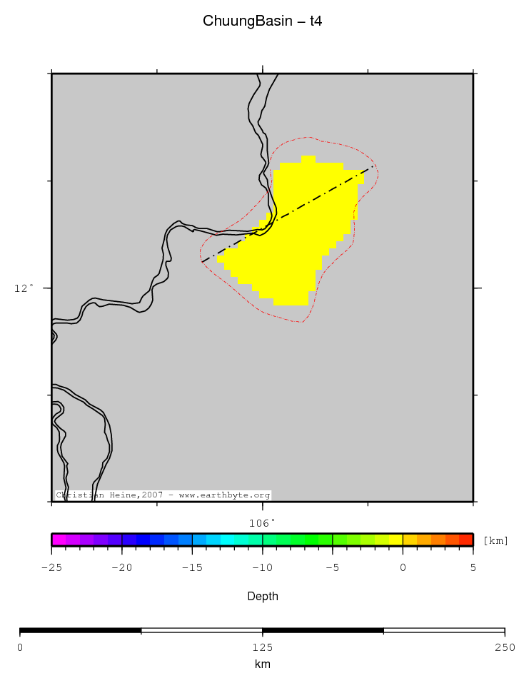 Chuung Basin location map