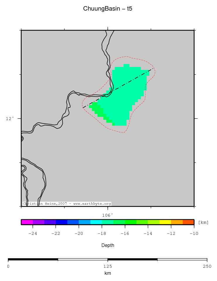 Chuung Basin location map