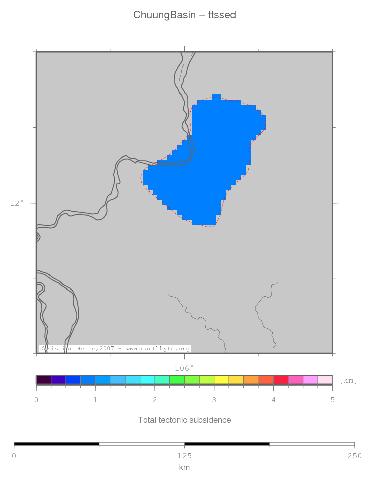 Chuung Basin location map