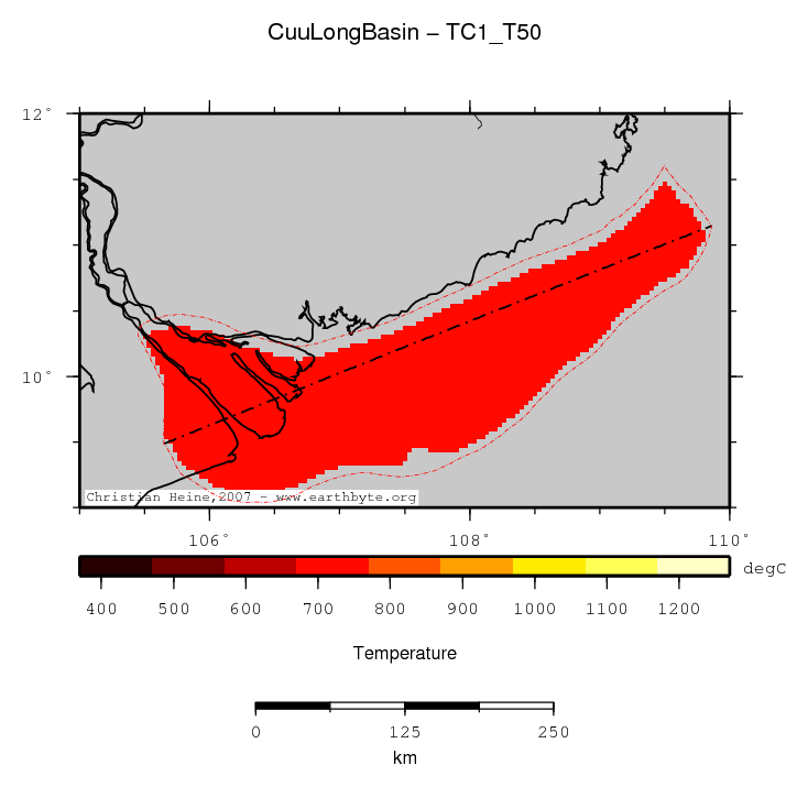 Cuu Long Basin location map