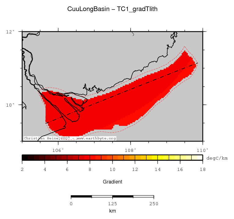 Cuu Long Basin location map