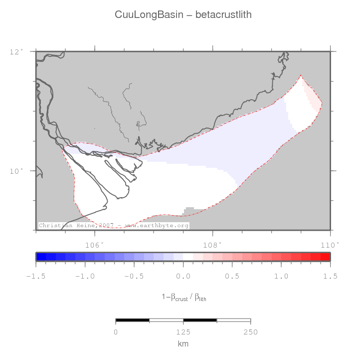 Cuu Long Basin location map