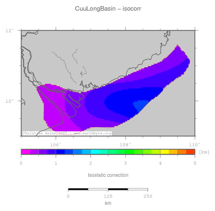 Cuu Long Basin location map