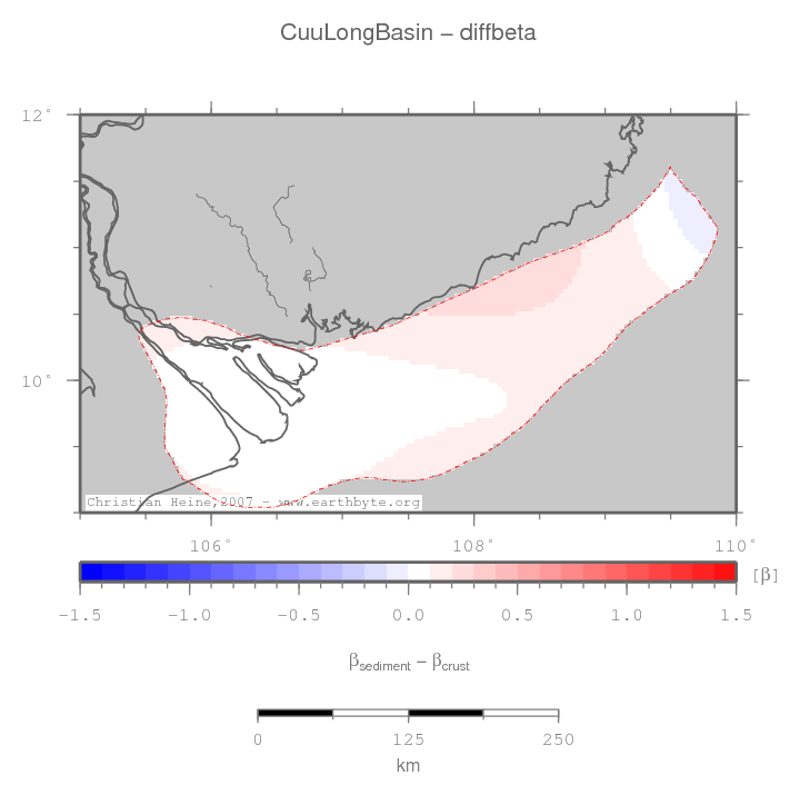 Cuu Long Basin location map