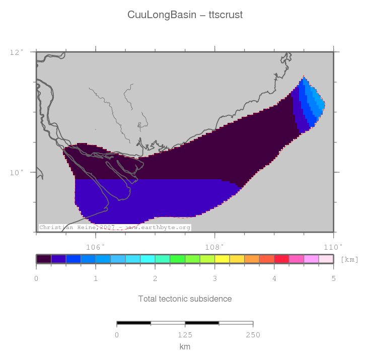 Cuu Long Basin location map