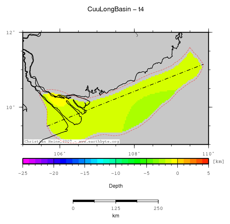 Cuu Long Basin location map