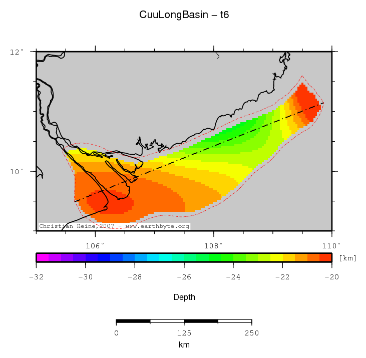 Cuu Long Basin location map