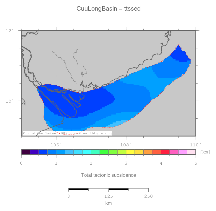 Cuu Long Basin location map