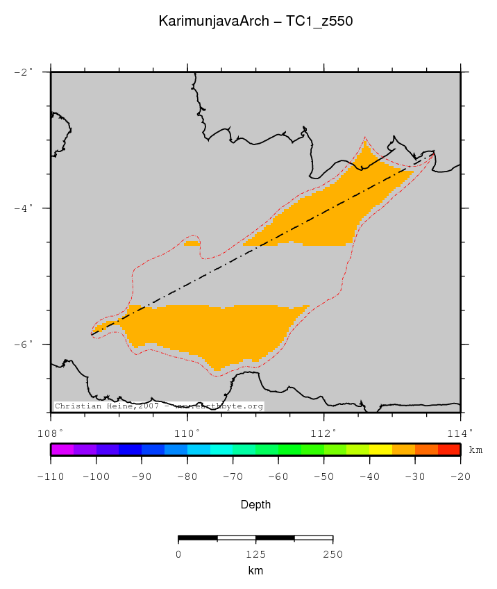 Karimunjava Arch location map