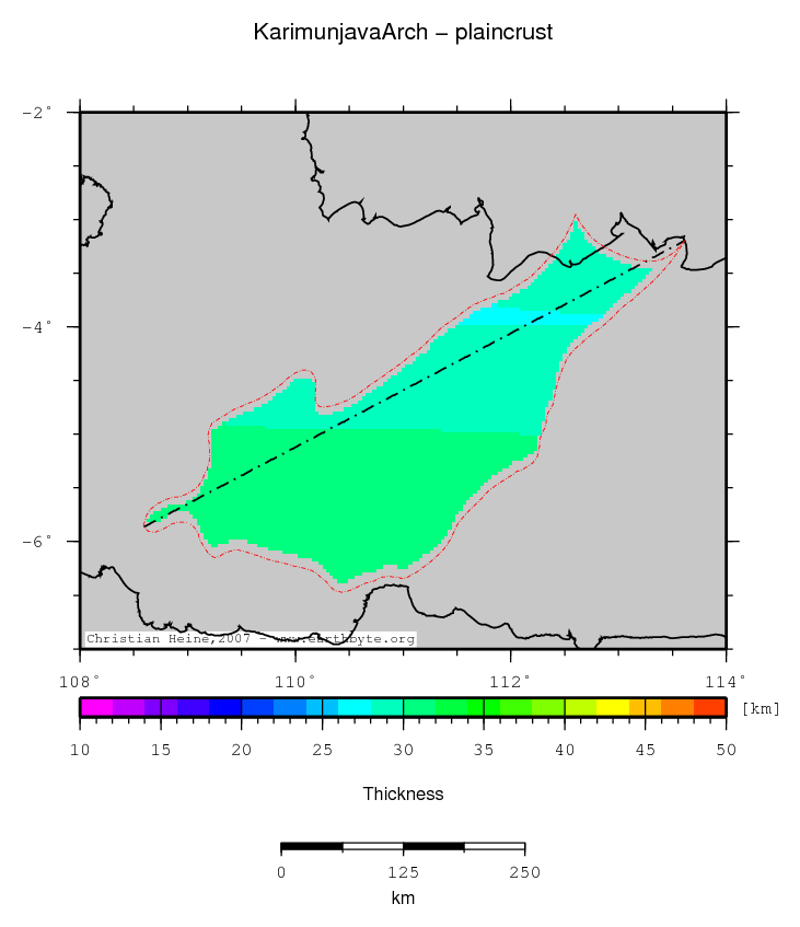 Karimunjava Arch location map