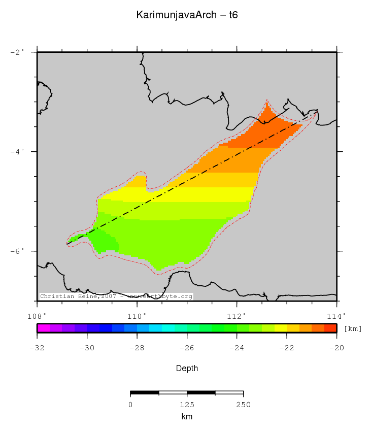 Karimunjava Arch location map