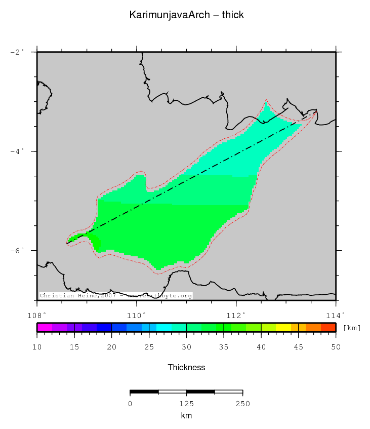 Karimunjava Arch location map