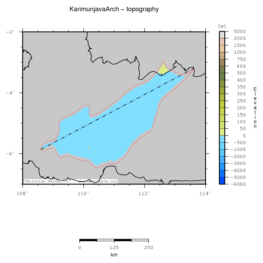 Karimunjava Arch location map