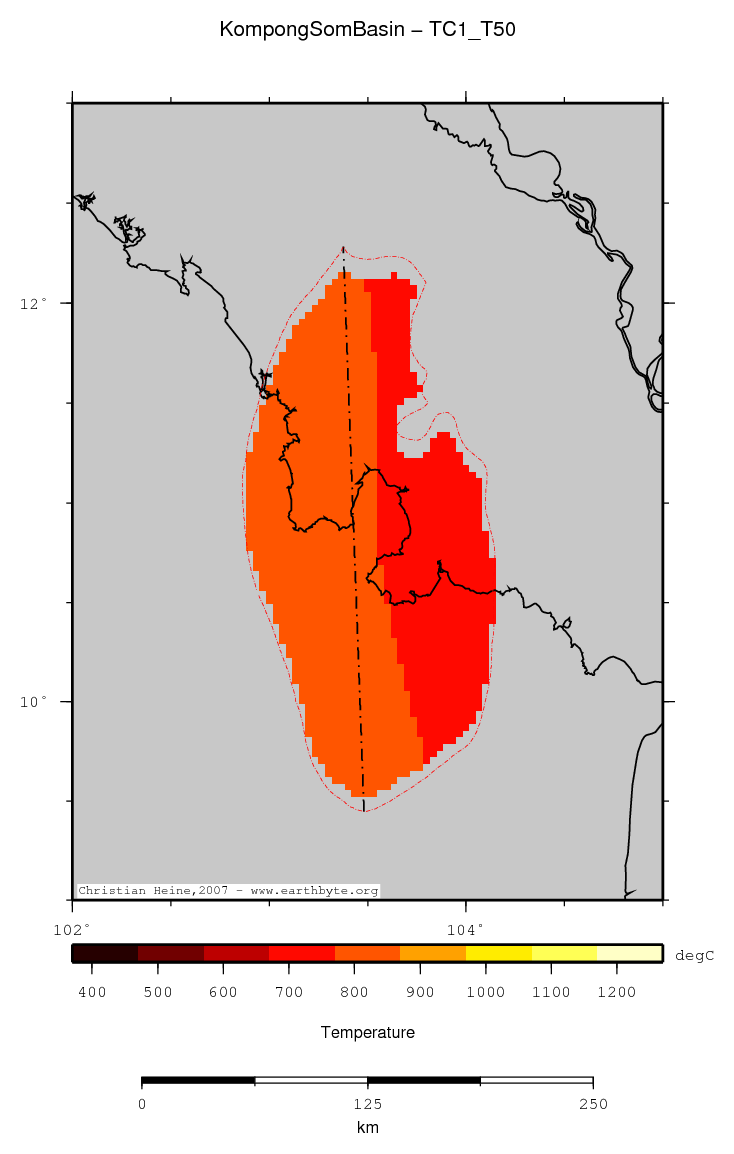 Kompong Som Basin location map