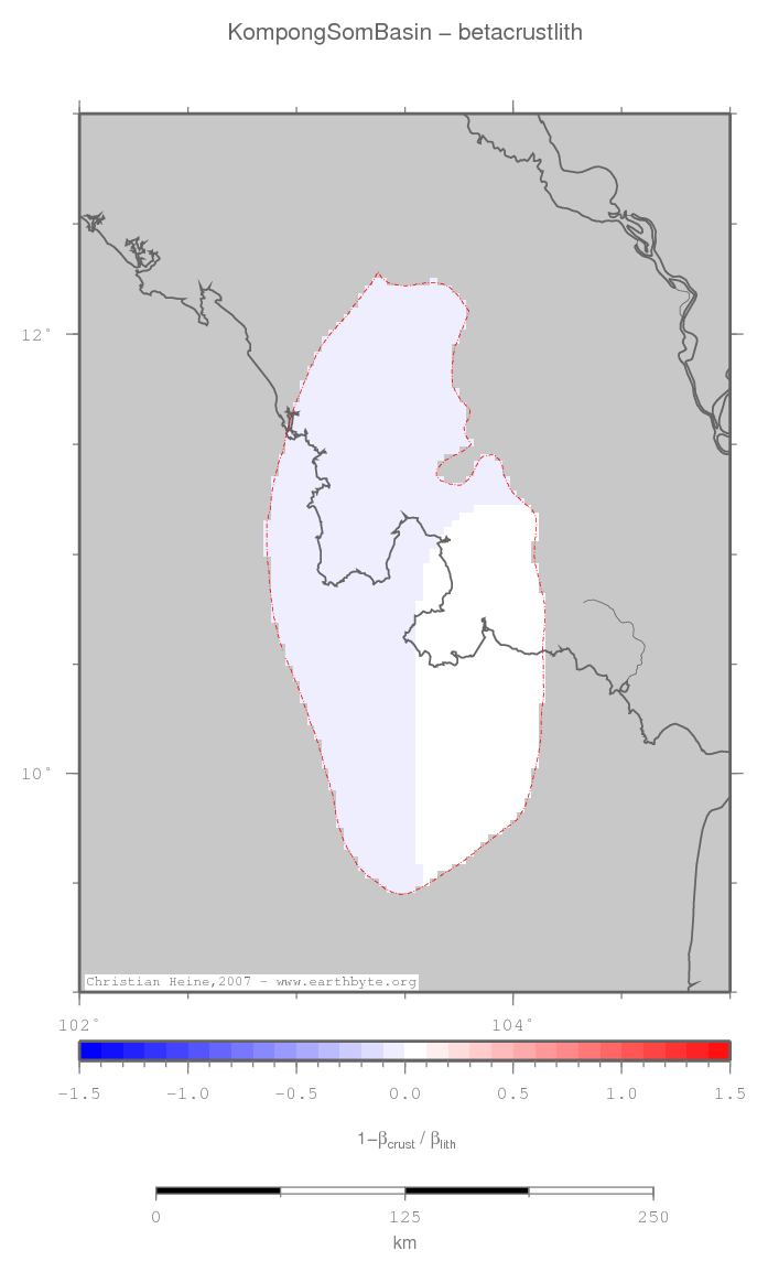 Kompong Som Basin location map