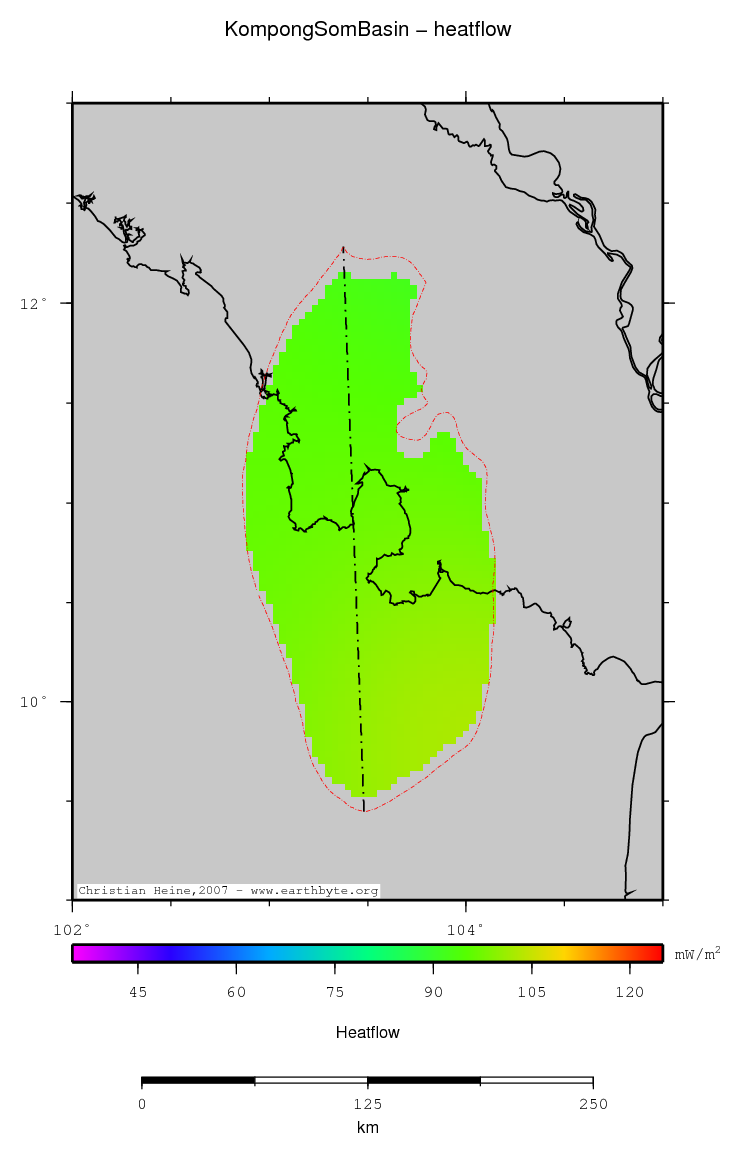 Kompong Som Basin location map