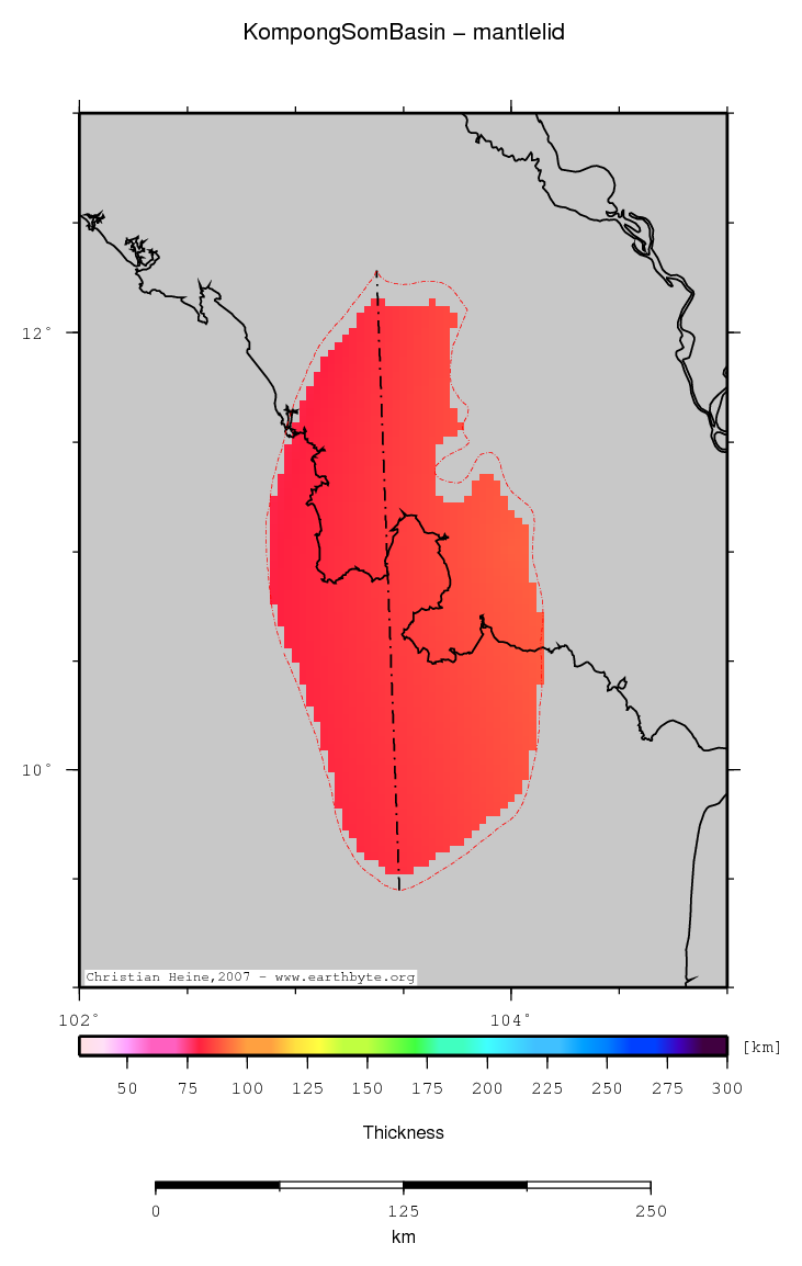 Kompong Som Basin location map