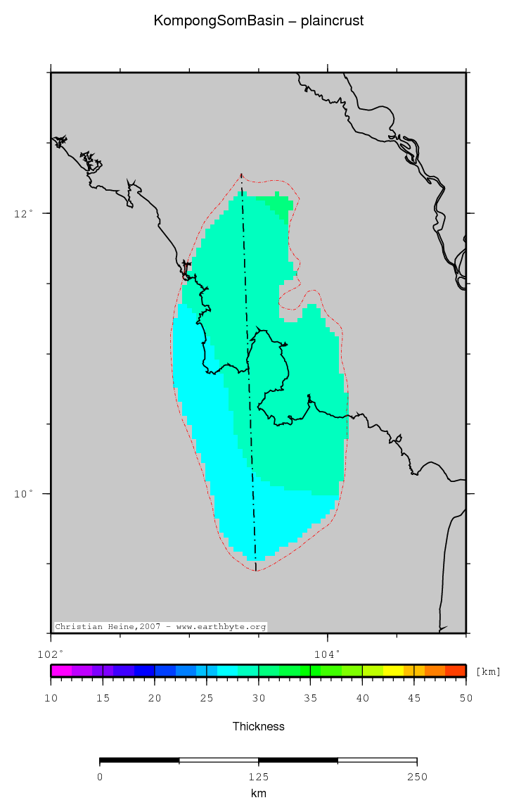 Kompong Som Basin location map