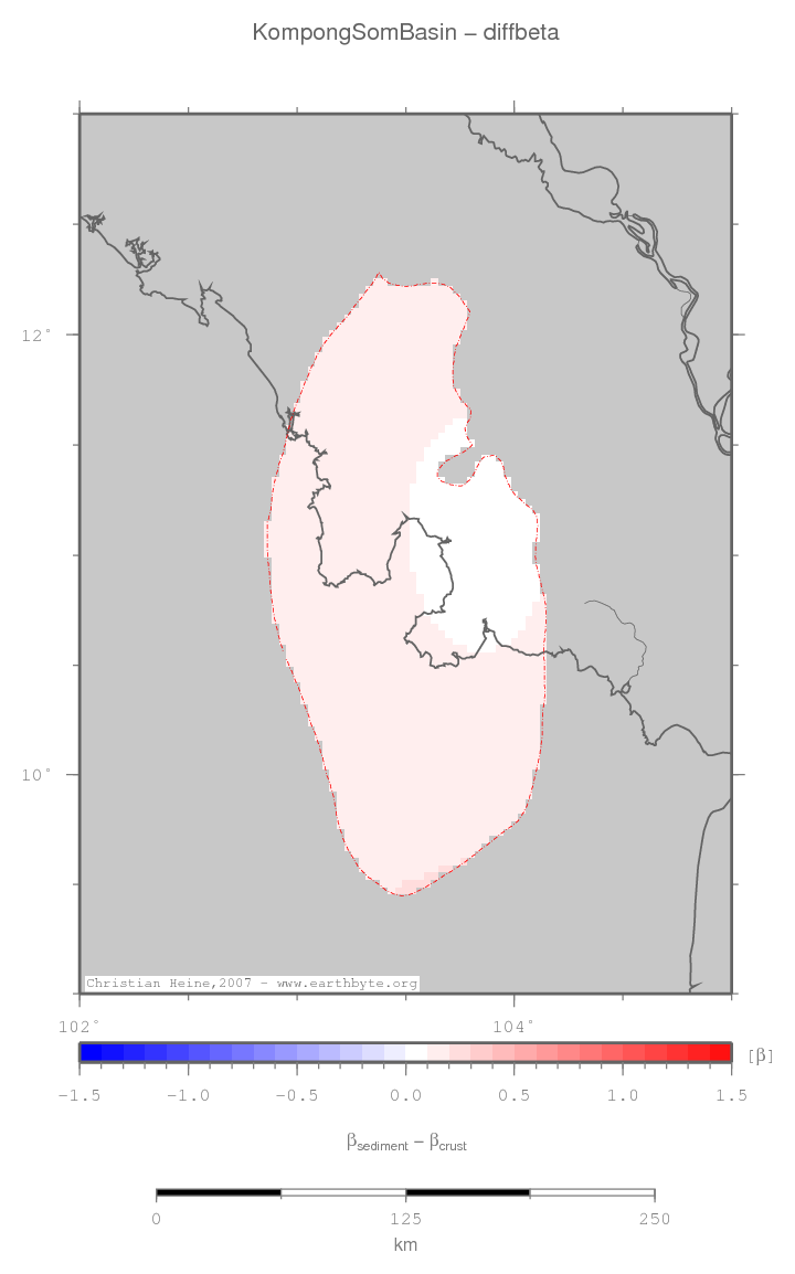 Kompong Som Basin location map