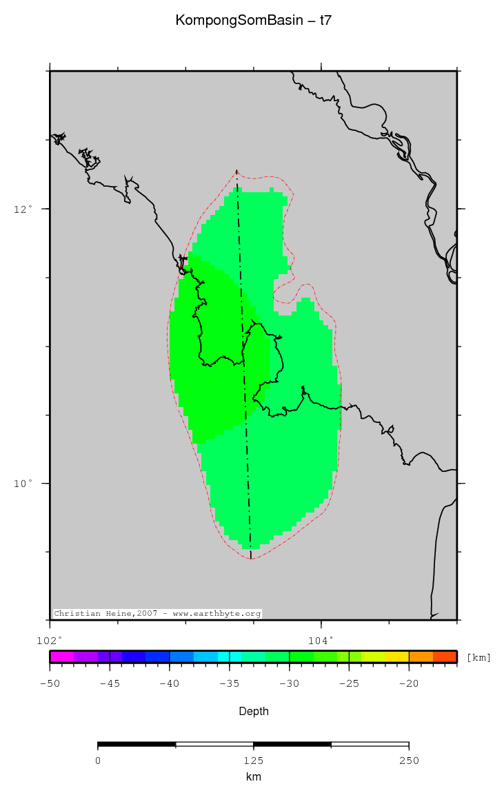 Kompong Som Basin location map