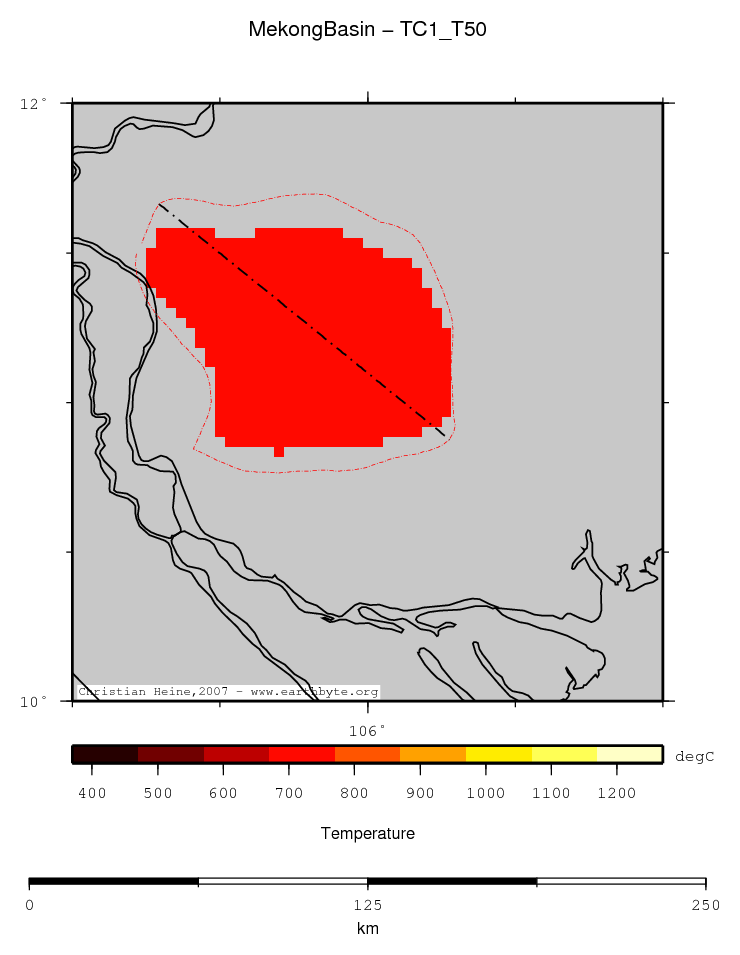 Mekong Basin location map