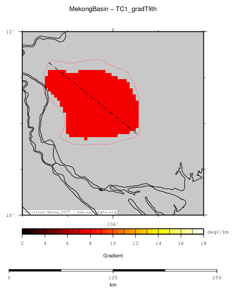 Mekong Basin location map