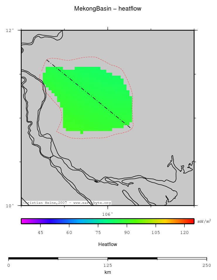 Mekong Basin location map