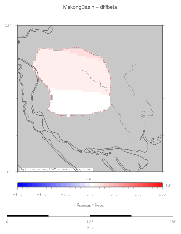 Mekong Basin location map