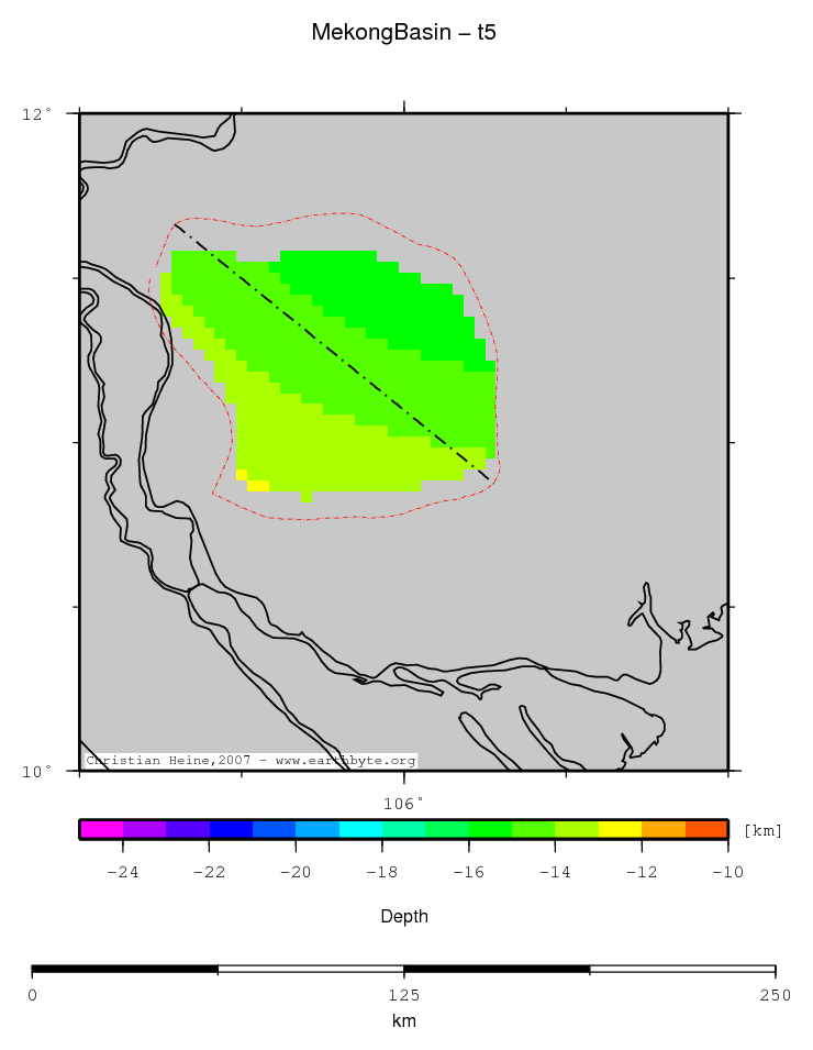 Mekong Basin location map