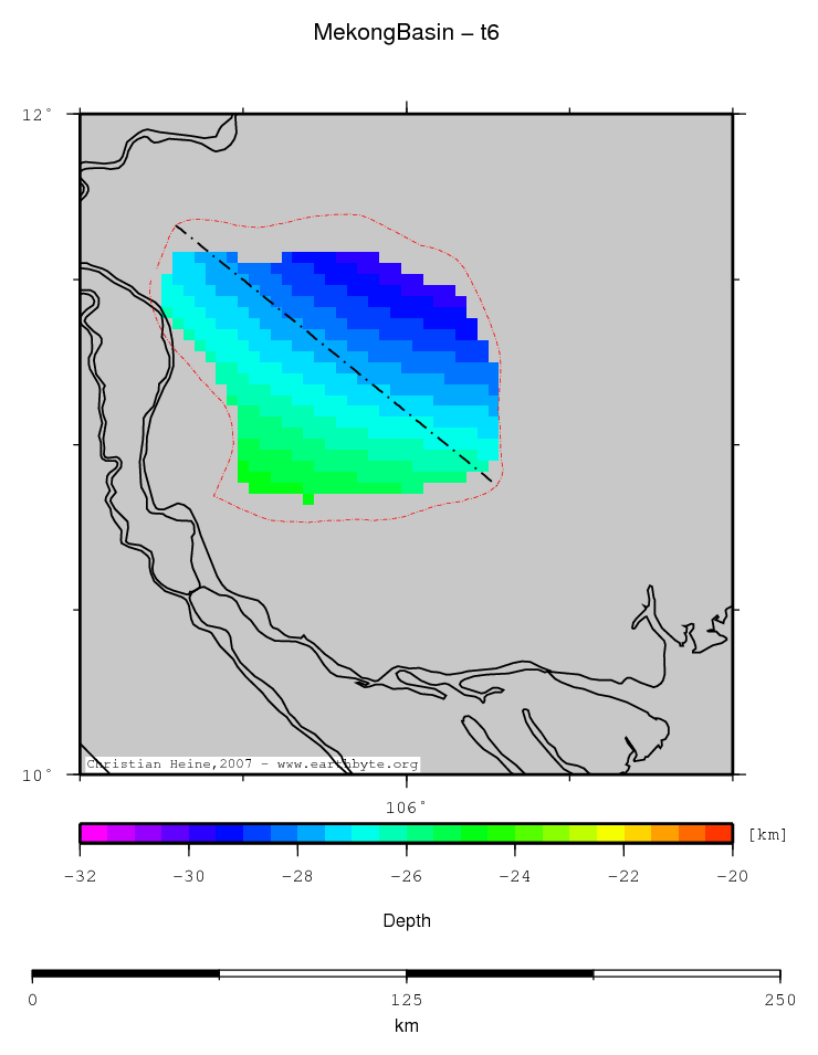 Mekong Basin location map