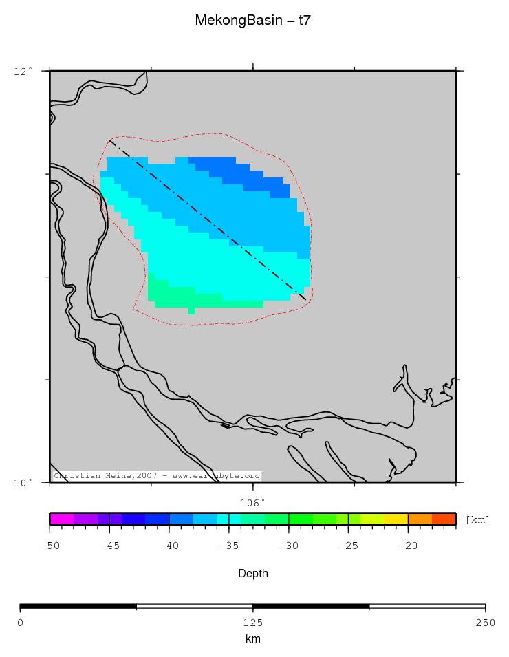 Mekong Basin location map