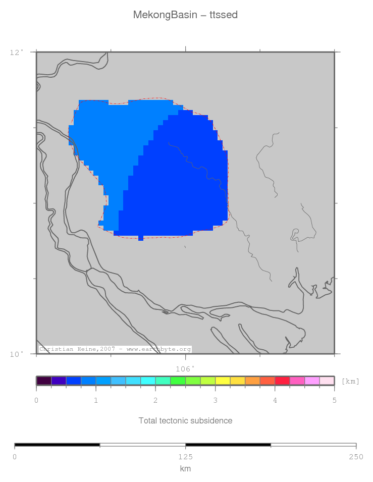 Mekong Basin location map