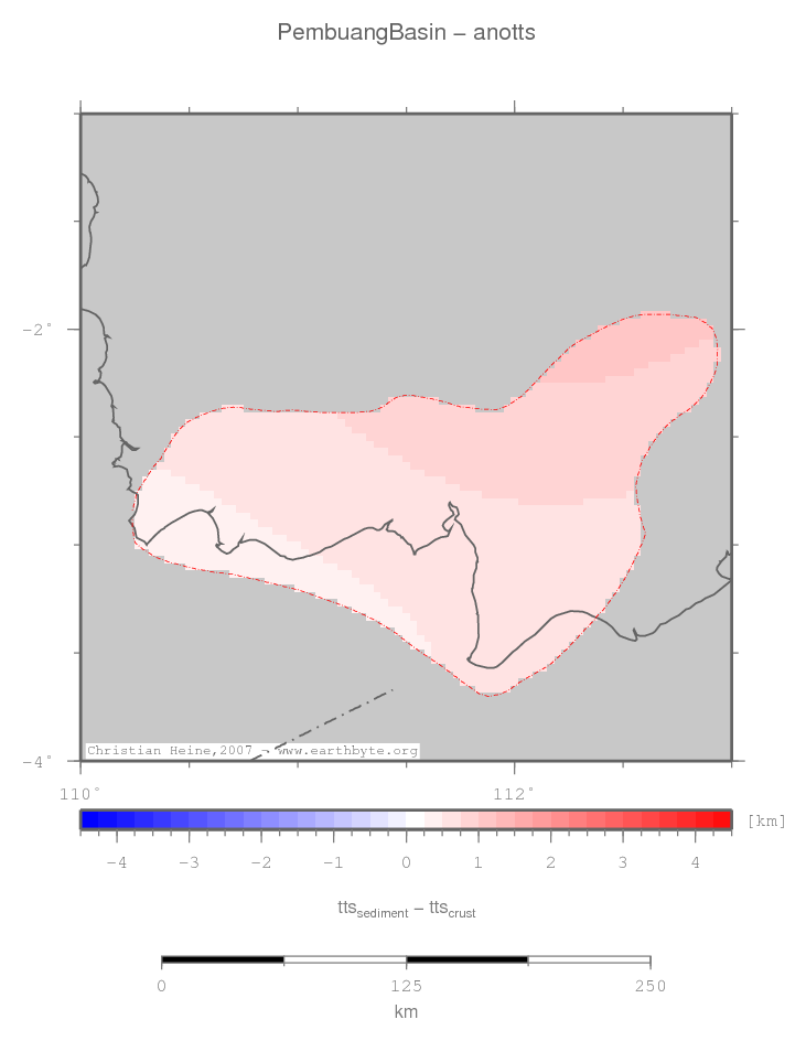 Pembuang Basin location map