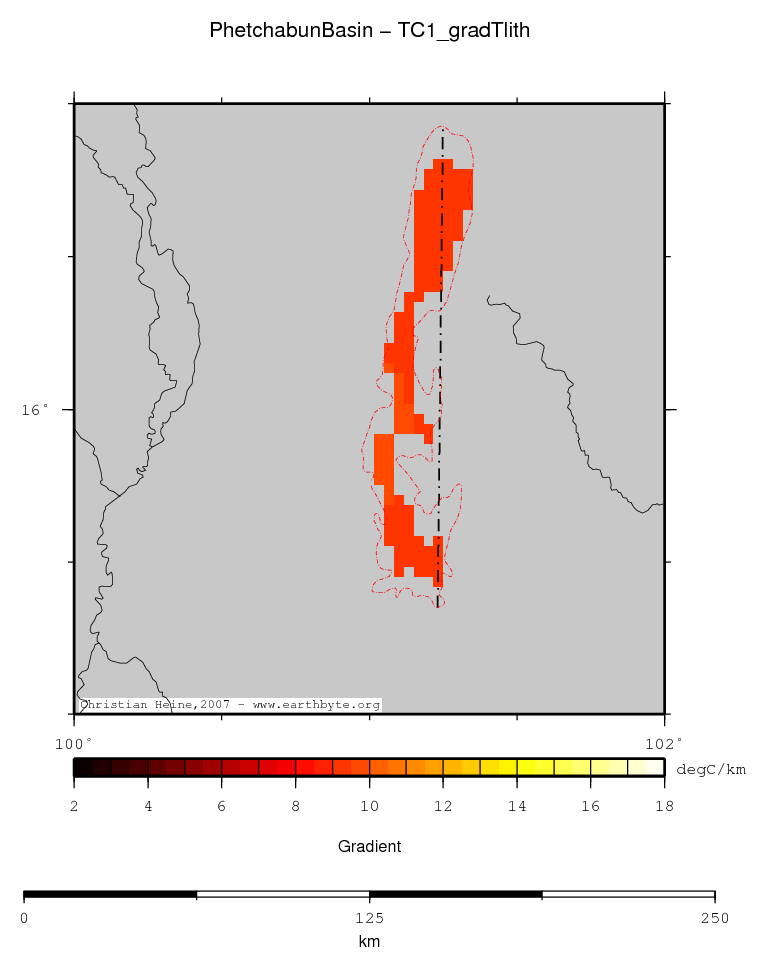 Phetchabun Basin location map