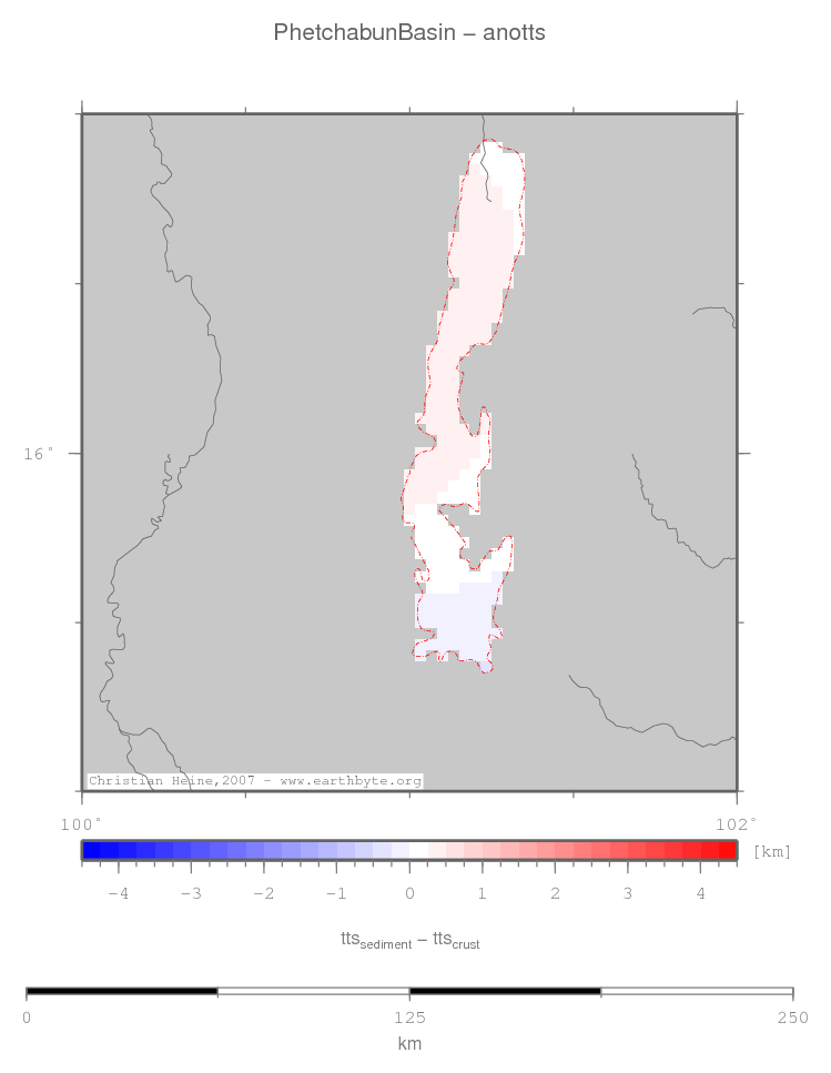 Phetchabun Basin location map