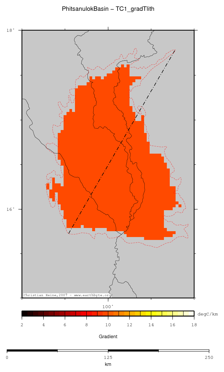 Phitsanulok Basin location map