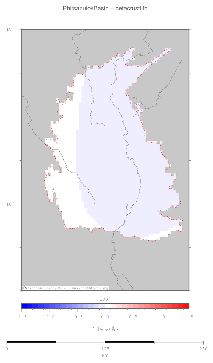 Phitsanulok Basin location map