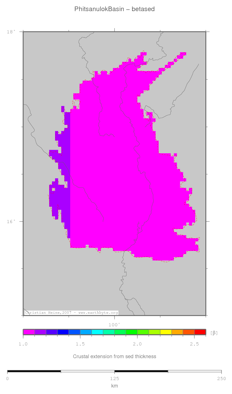 Phitsanulok Basin location map