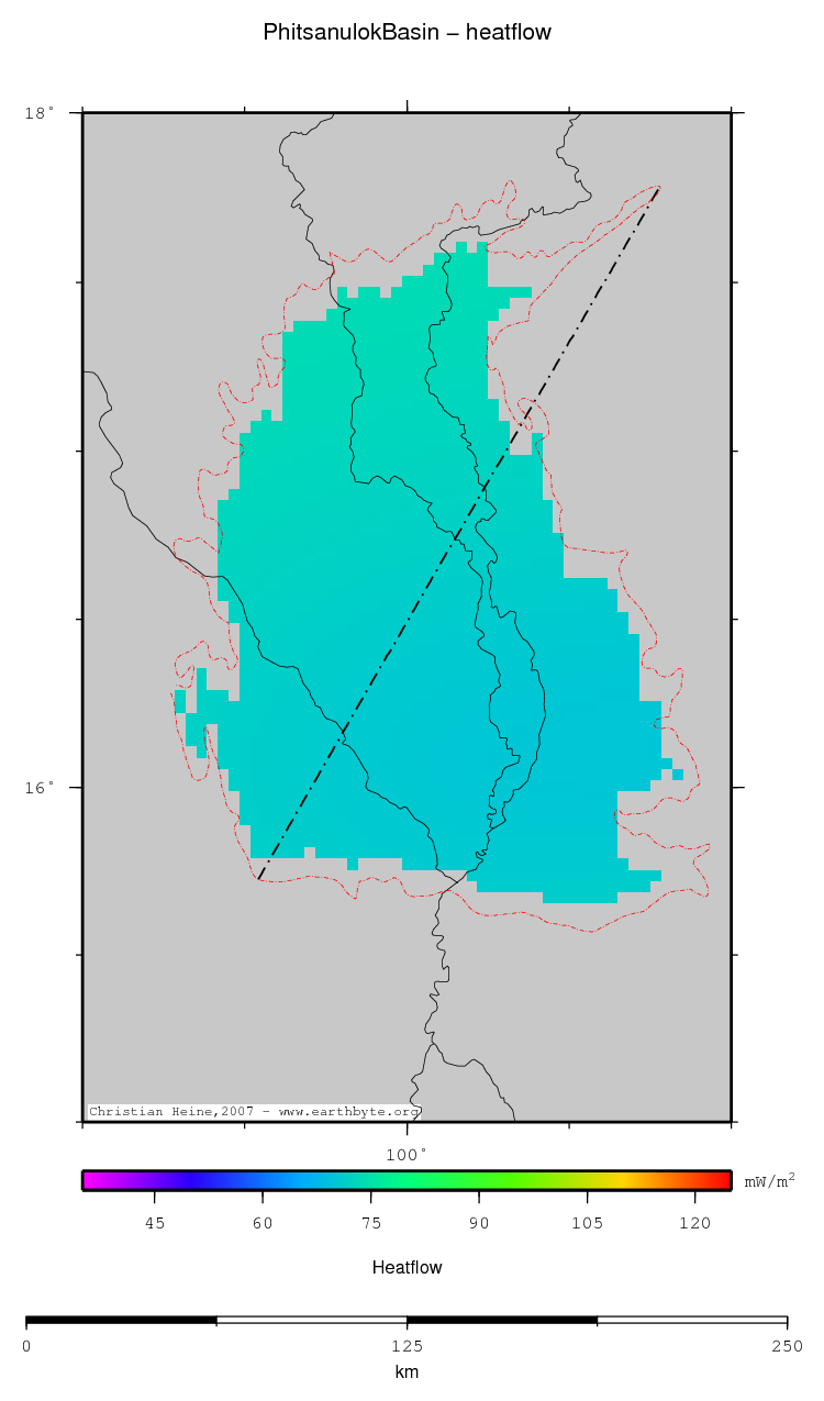 Phitsanulok Basin location map