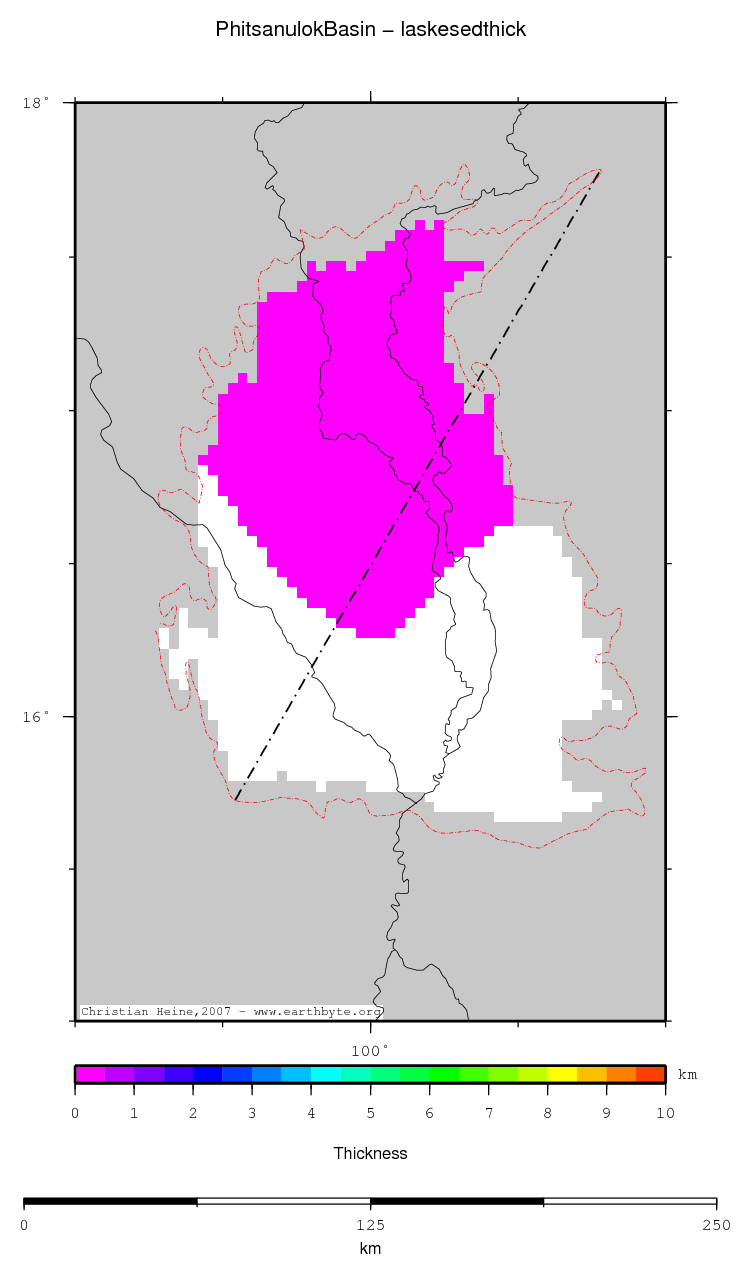 Phitsanulok Basin location map