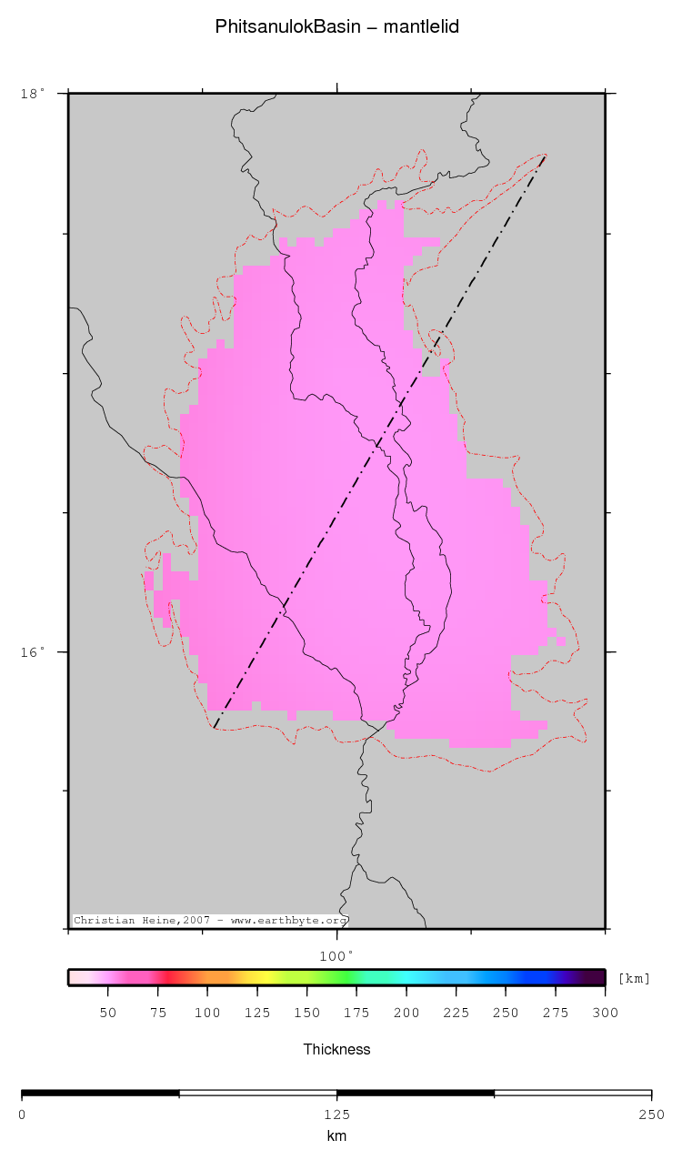 Phitsanulok Basin location map